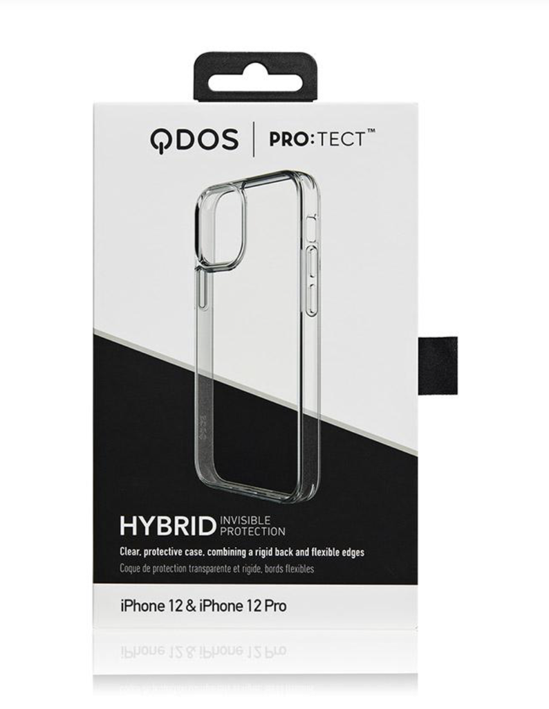 QDOS Hybrid case for iPhone 12 - clear