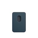 iPhone Leather Wallet with MagSafe - Baltic Blue