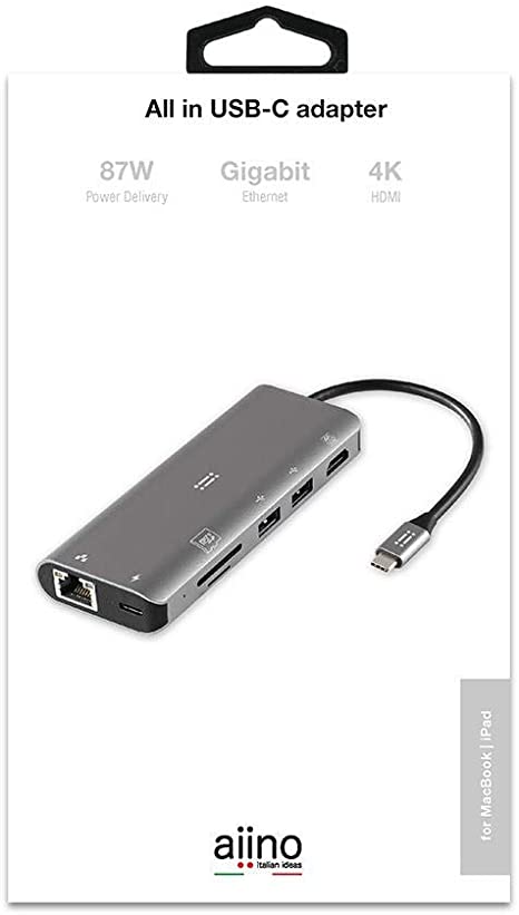 Aiino - All-In multi port USB-C aluminum