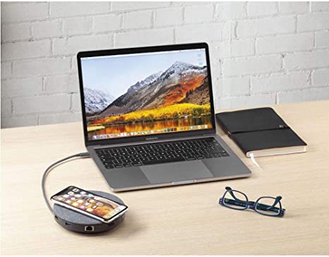 Aiino AirHub USB-C hub 11 in 1 with Qi wireless