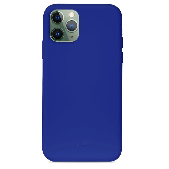 Puro Cover Silicon with microfiber inside for iPhone 11 Pro Dark Blue