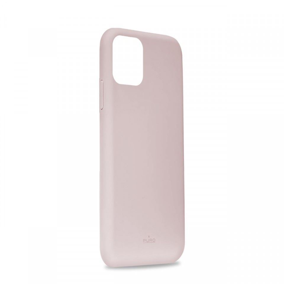 Puro Cover Silicon with microfiber inside for iPhone 11 Rose