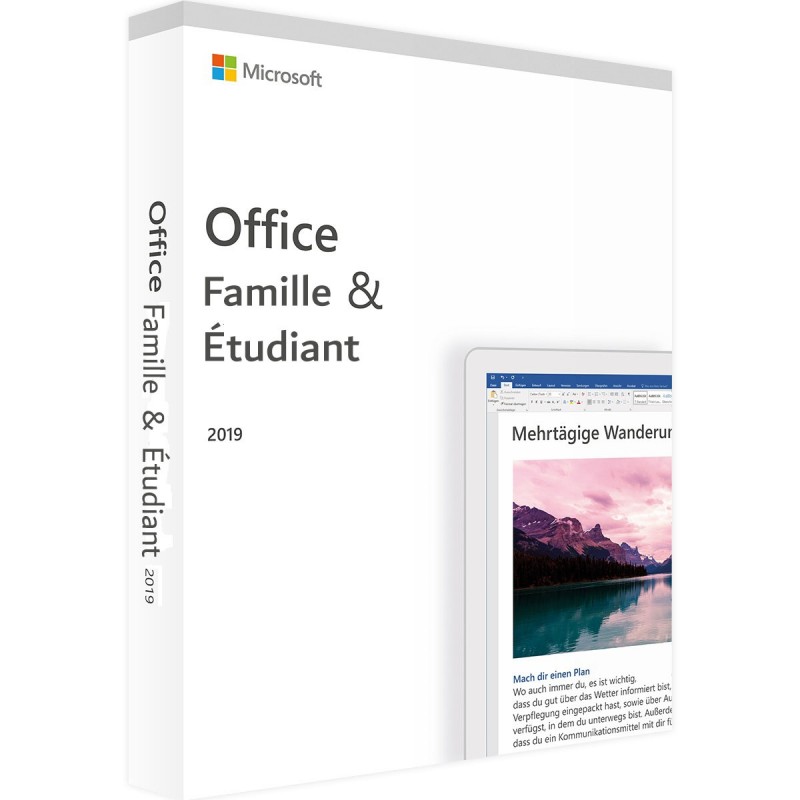 OFFICE 2019 MAC / PC Home &amp; Student FR