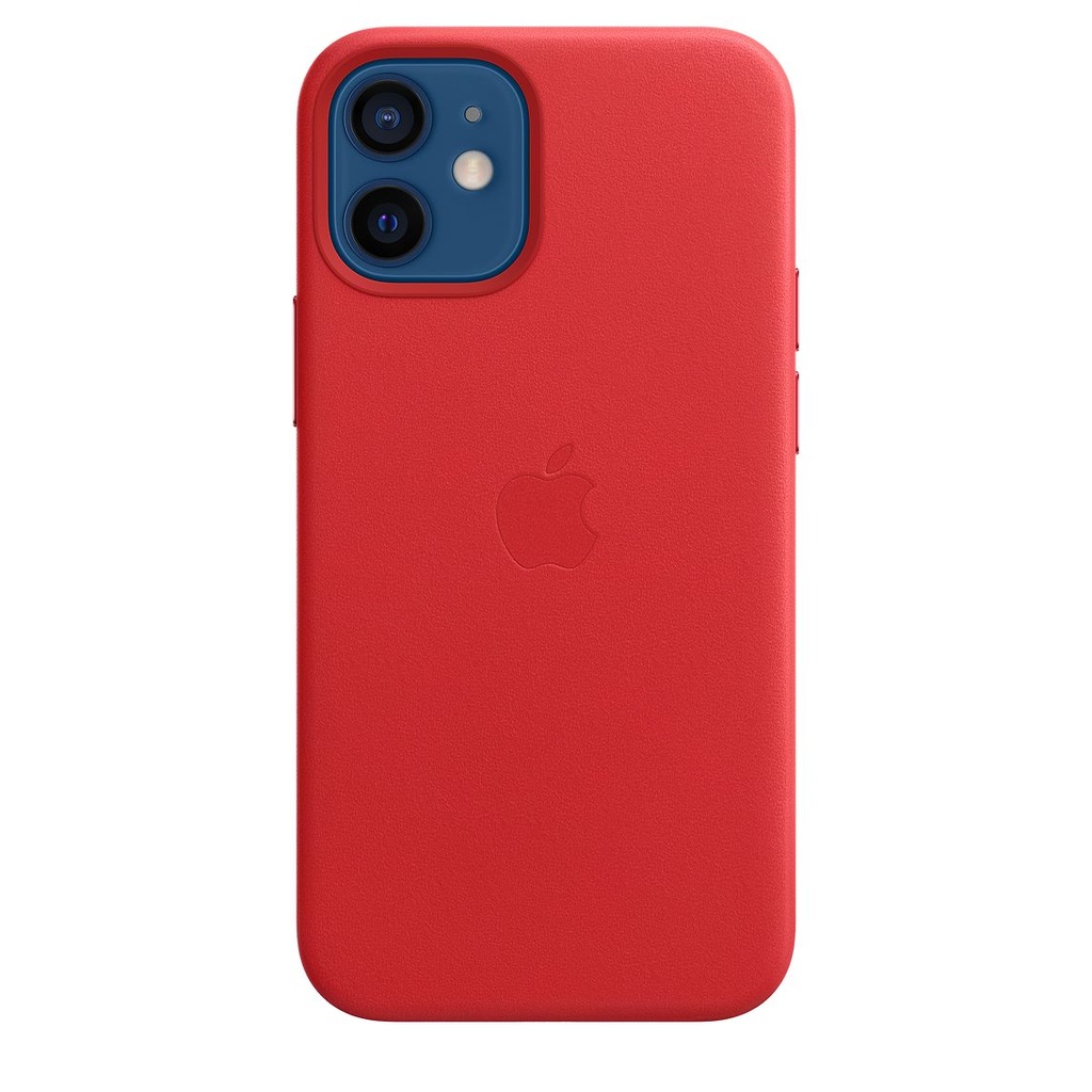 iPhone 12 mini Leather Case with MagSafe - (PRODUCT)RED