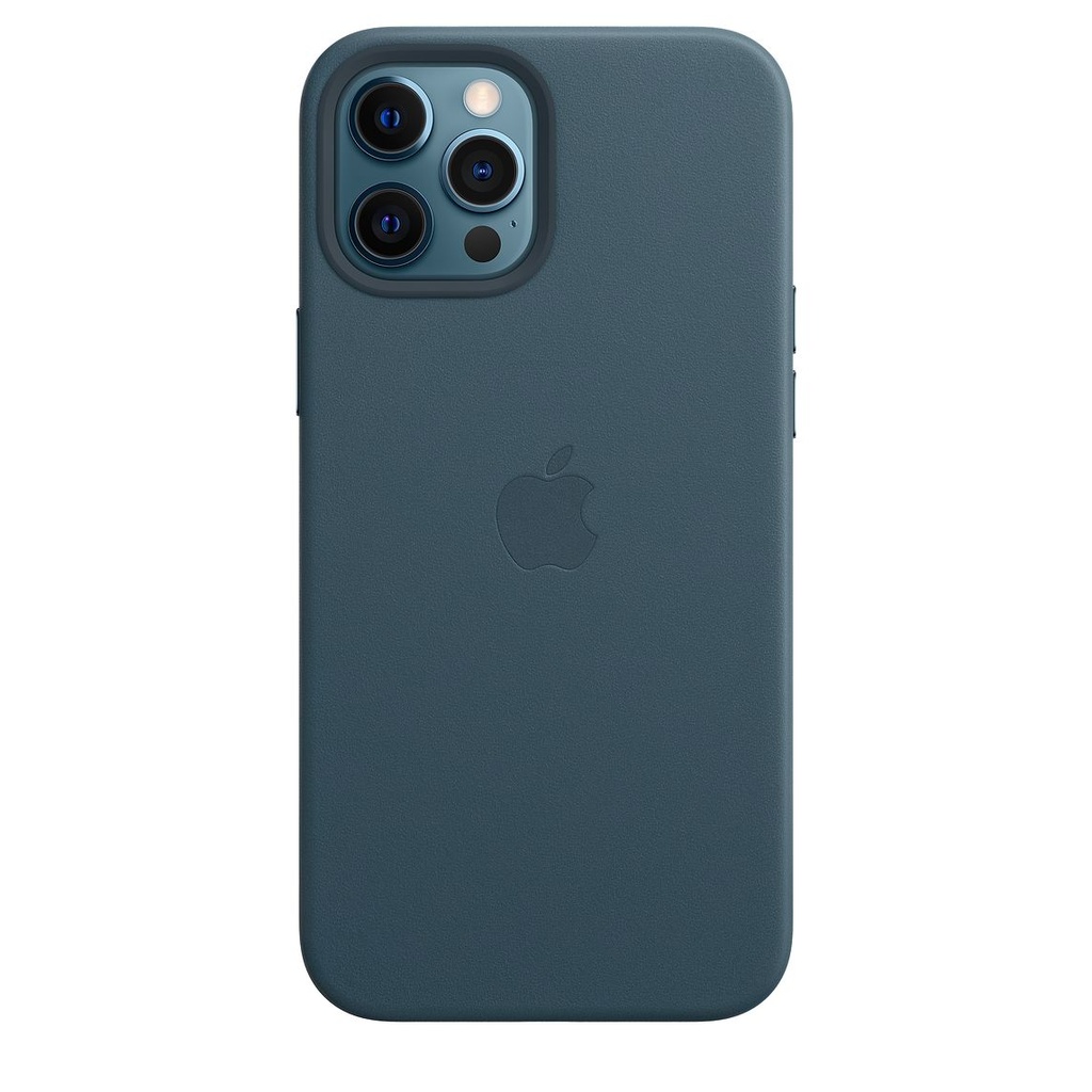 iPhone 12 Pro Max Leather Case with MagSafe - Baltic Blue