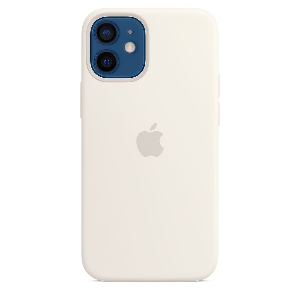 iPhone 12 mini Silicone Case with MagSafe - White