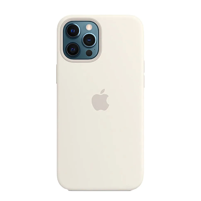 iPhone 12 Pro Max Silicone Case with MagSafe - White