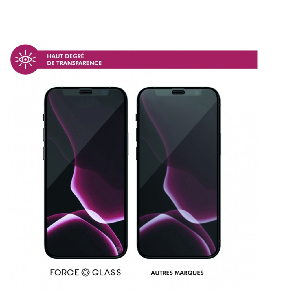 Force Glass Original iPhone 12 / 12 Pro Protège-Ecran en Verre organique antichoc