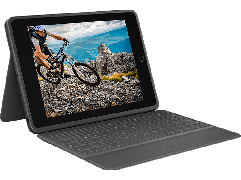 Logitech Rugged Folio Graphite FR( iPad 7 et 8 Gen)