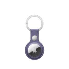 AirTag Leather Key Ring - Wisteria