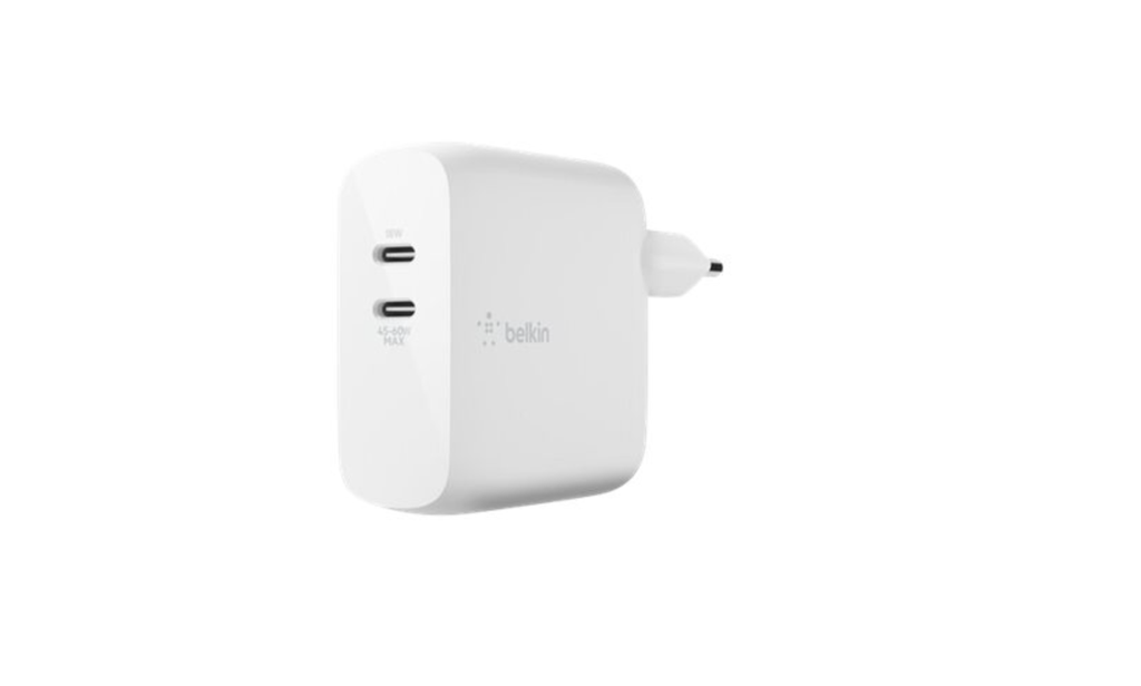 BELKIN 63W USB-C Charger GaN45C/18C WHT