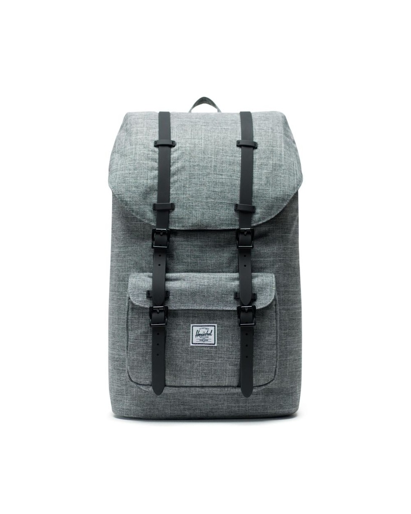 Herschel Little America Raven Crosshatch/Black