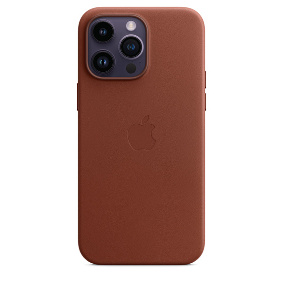 Apple Coque en cuir avec MagSafe pour iPhone 14 Pro Max