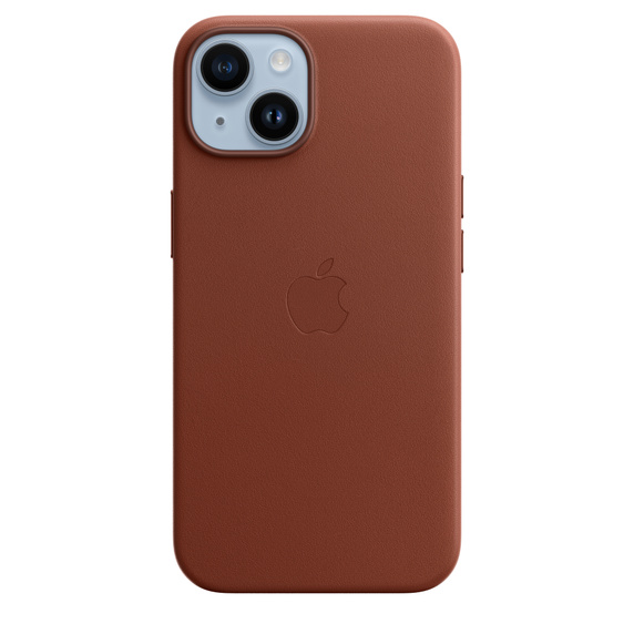 Apple Coque en cuir avec MagSafe pour iPhone 14