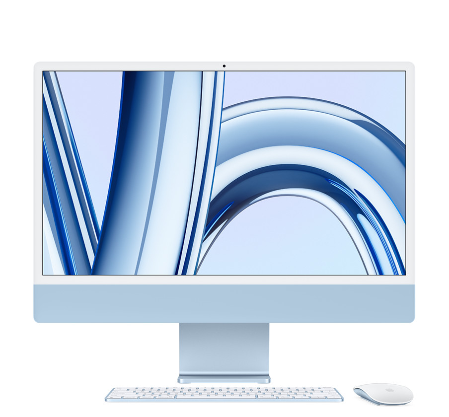 iMac 24" M3 - CPU 8 cœurs GPU 8 cœurs - 256Go