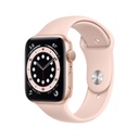 Apple Watch Series 6 GPS, 44mm Gold Aluminium Case with Pink Sand Sport Band - Regular