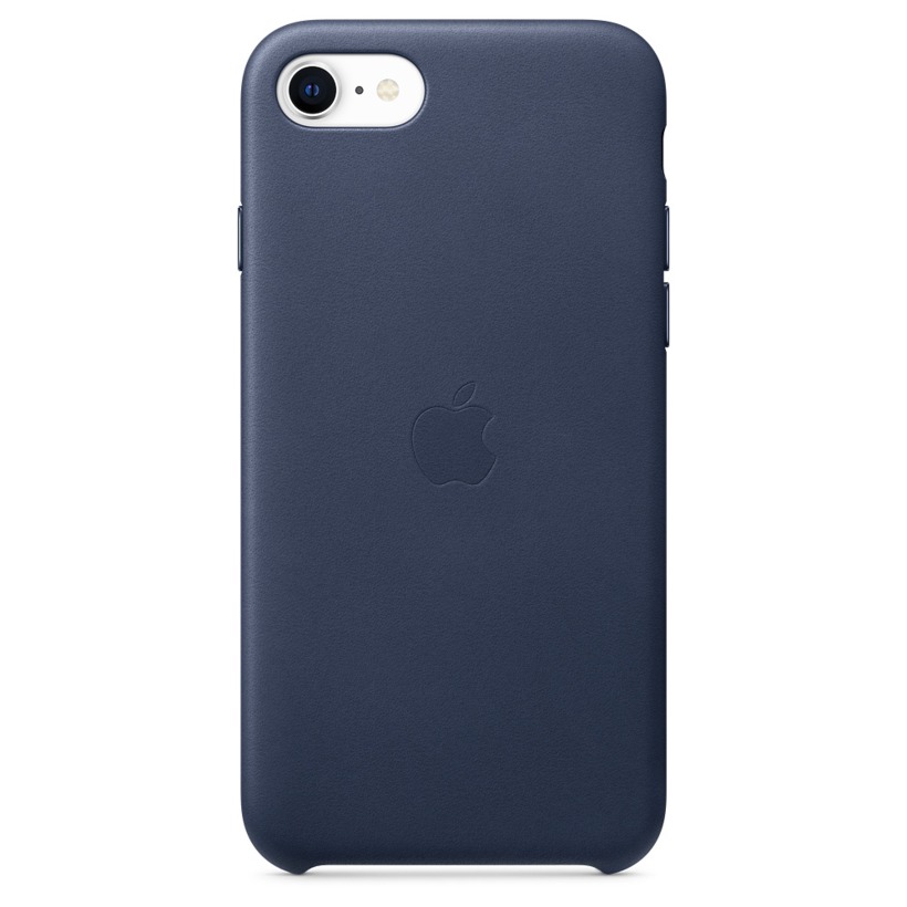 [MXYN2ZM/A] iPhone SE Leather Case - Midnight Blue