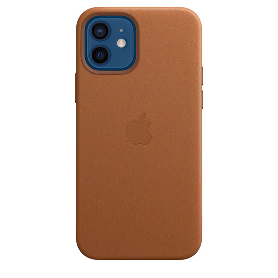 [MHKF3ZM/A] iPhone 12 | 12 Pro Leather Case with MagSafe - Saddle Brown