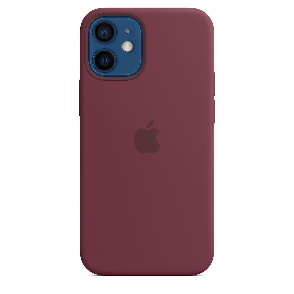 [MHKQ3ZM/A] iPhone 12 mini Silicone Case with MagSafe - Plum