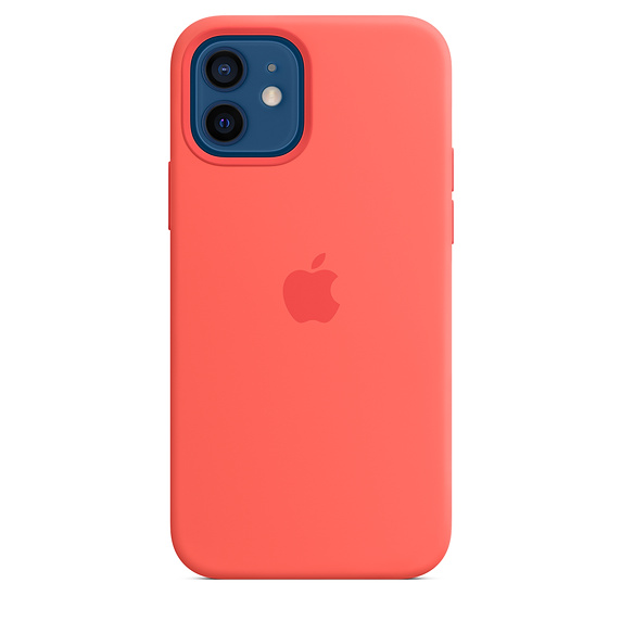 [MHL03ZM/A] iPhone 12 | 12 Pro Silicone Case with MagSafe - Pink Citrus