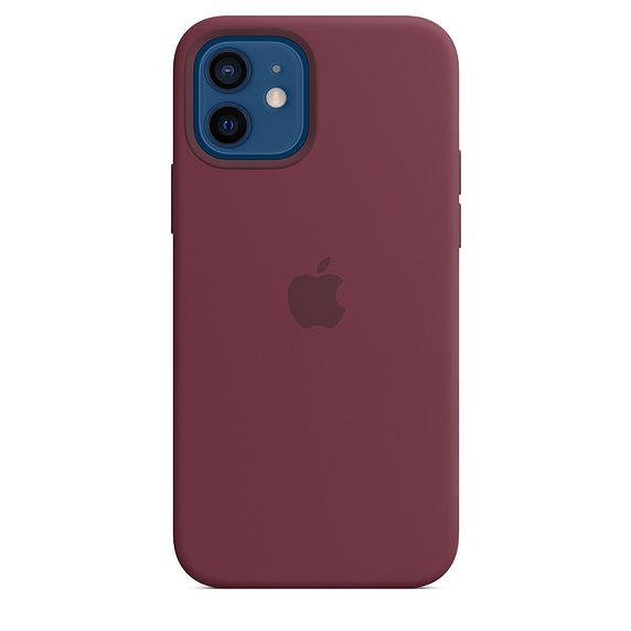[MHL23ZM/A] iPhone 12 | 12 Pro Silicone Case with MagSafe - Plum