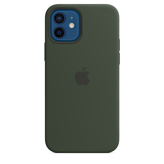 [MHL33ZM/A] iPhone 12 | 12 Pro Silicone Case with MagSafe - Cypress Green