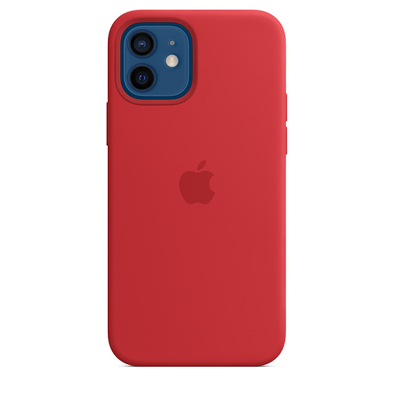[MHL63ZM/A] iPhone 12 | 12 Pro Silicone Case with MagSafe - (PRODUCT)RED