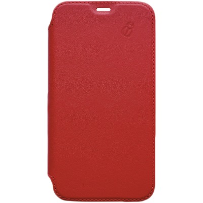 [ECTF6119R] BeetleCase Folio 11 Cuir Transparent Rouge