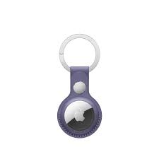 [MMFC3ZM/A] AirTag Leather Key Ring - Wisteria