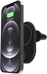 [WIC004BTBK] Belkin Support magnétique pour téléphone de voiture BoostCharge sans fil, compatible avec MagSafe iPhone 12 Pro Max, 12 Pro, Max, Mini (câble inclus)