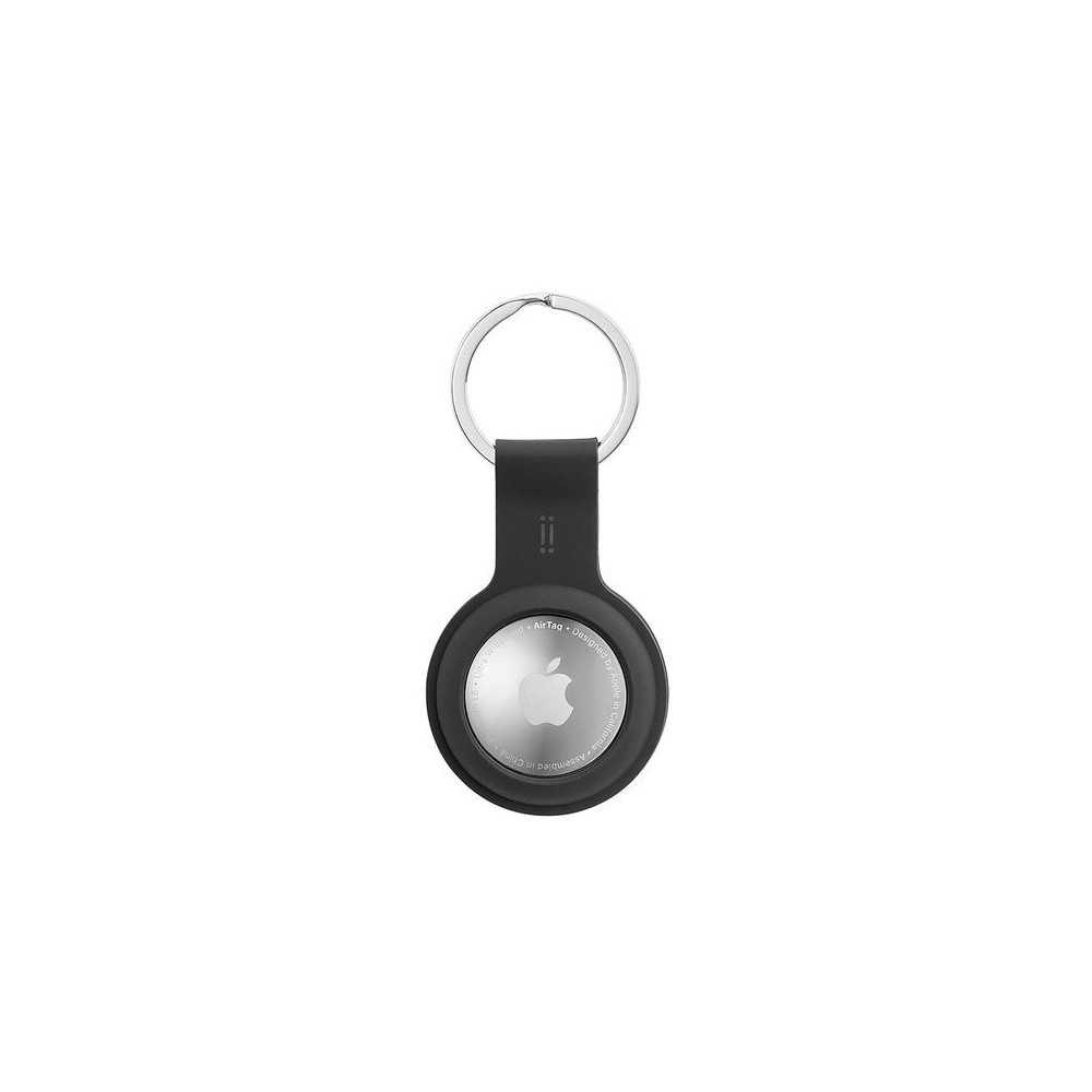 [AIAIRKC-BK] Aiino - GiGiTag Silicon holder with keychain for AirTag - Black