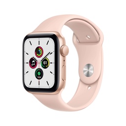 [MYDR2NF/A] Apple Watch SE GPS, 44mm Gold Aluminium Case with Pink Sand Sport Band - Regular