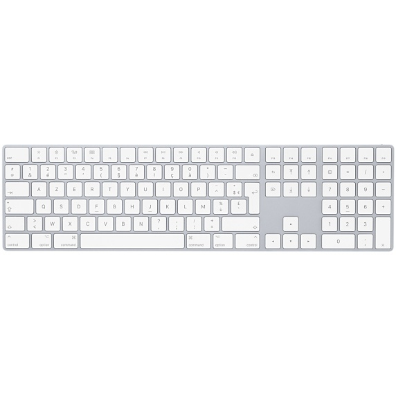 [MQ052F/A] Magic Keyboard with Numeric Keypad - French - Silver
