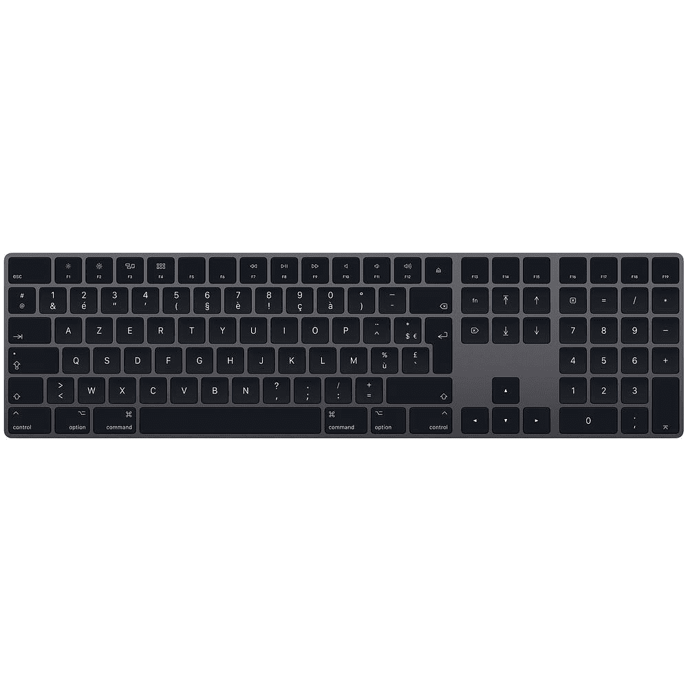 [MMMR3F/A] Magic Keyboard with Numeric Keypad - French - Space Grey